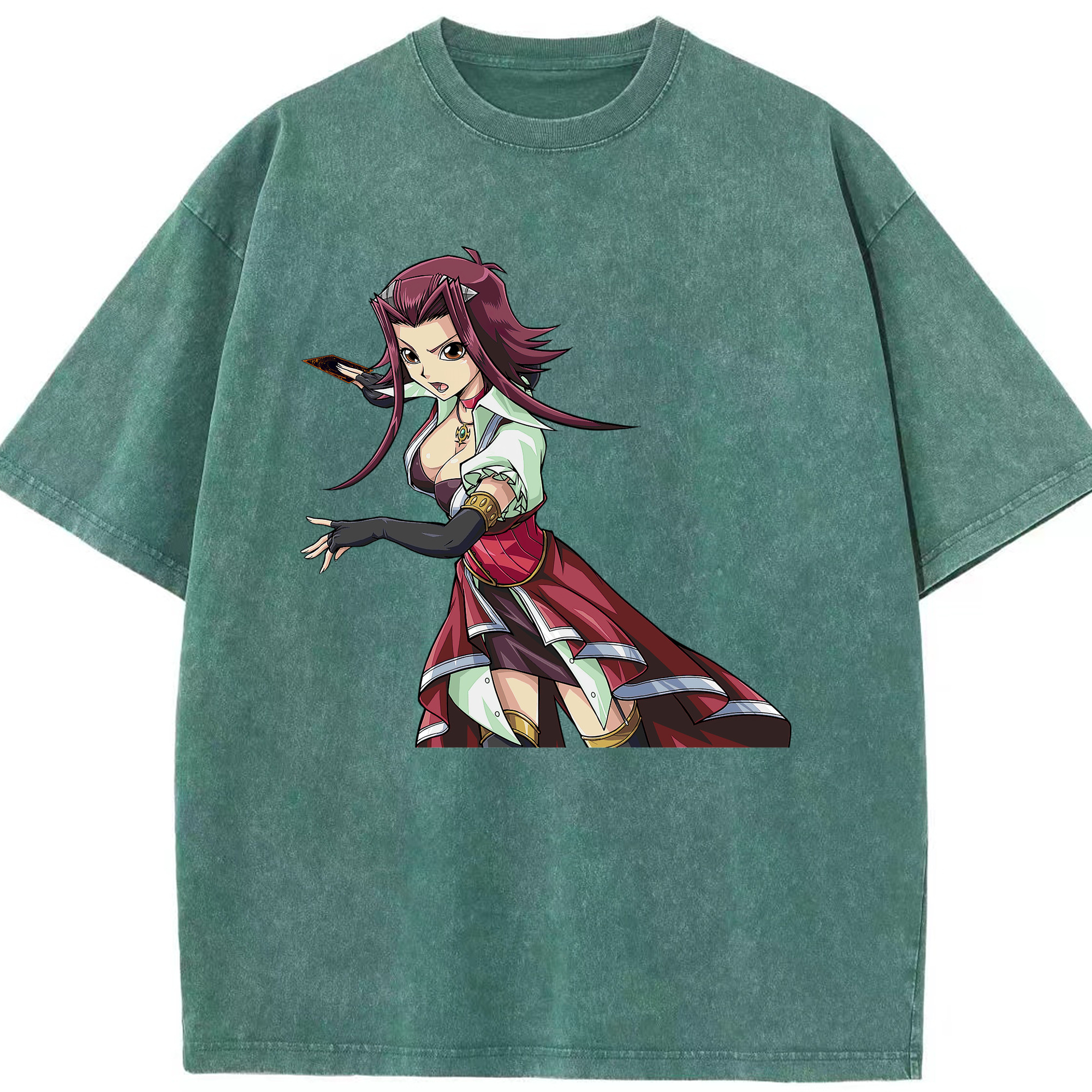 （画像用） 遊☆戯☆王 Yu-Gi-Oh! 綿100% ヴィンテージ風 半袖Tシャツ（フロントプリント）